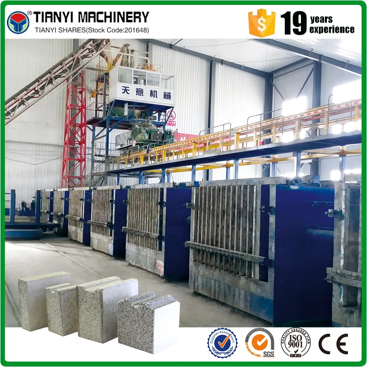 2017 TY automatic light weight eps cement sandwich wall panel concrete precast making machine