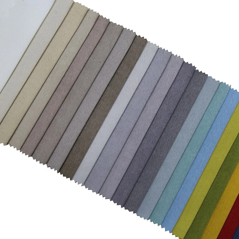 wholesale linen fabrics home decoration upholstery polyester fabric for sofa furniture