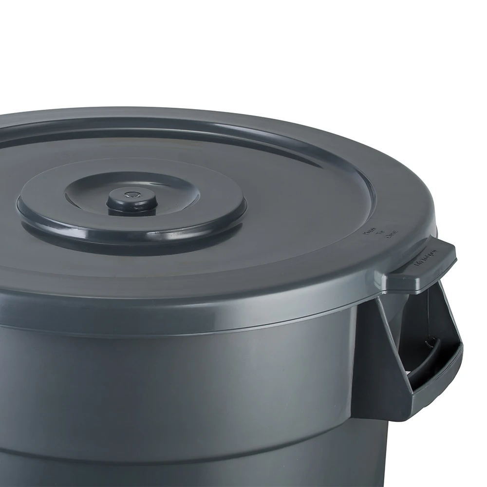 Wholesale 80 liter 20 gallon plastic round trash can