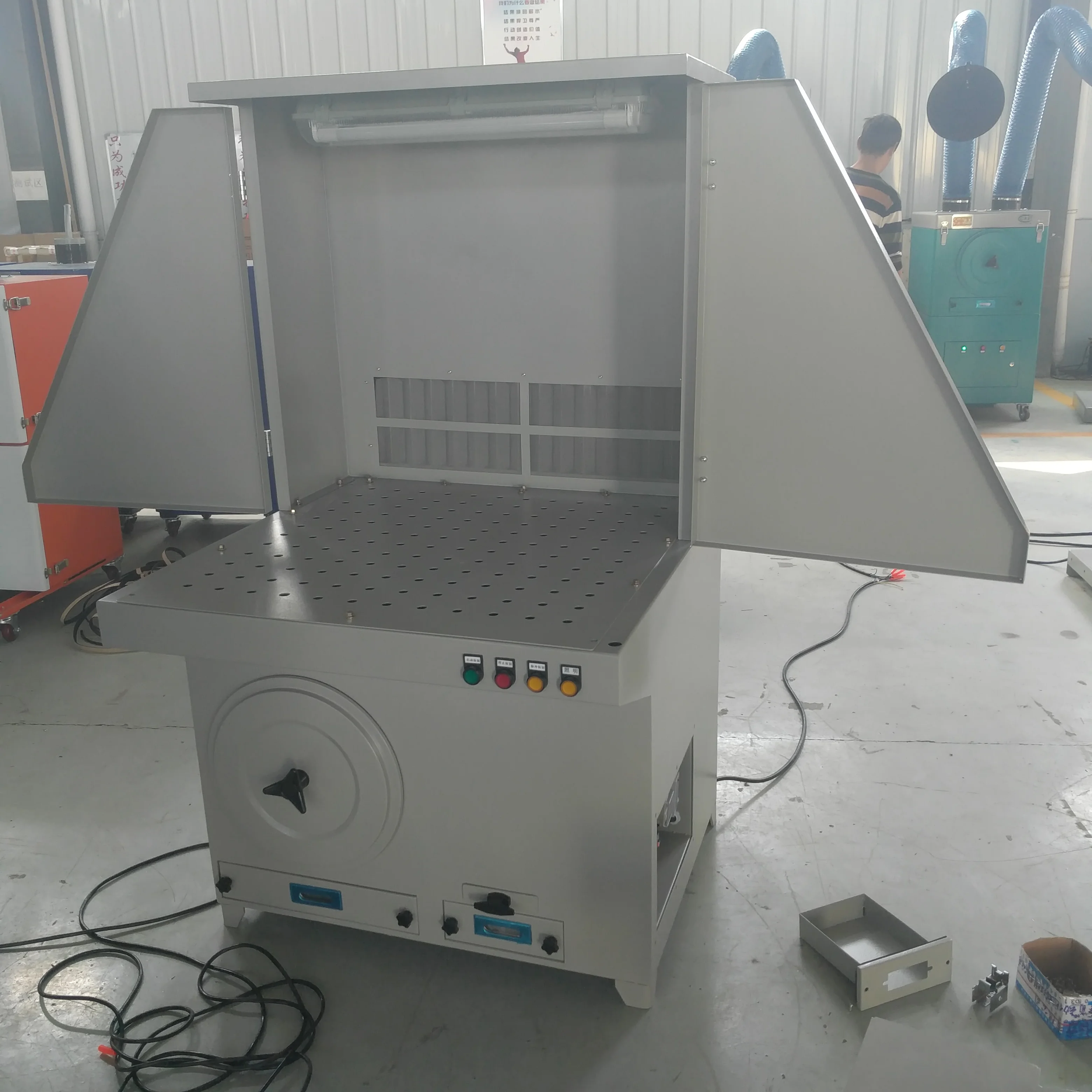 Portable Downdraft tables for polishing process Welding and grinding dust collector