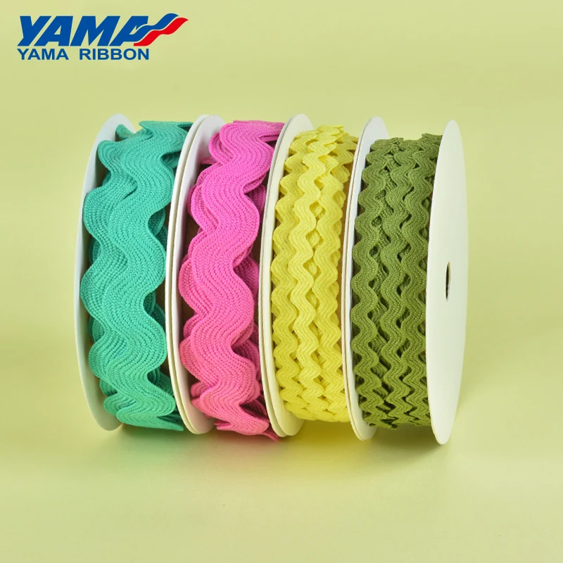 YAMA 6 mm 2 yard polyester and nylon double faces set diy ribbon mixed for gift