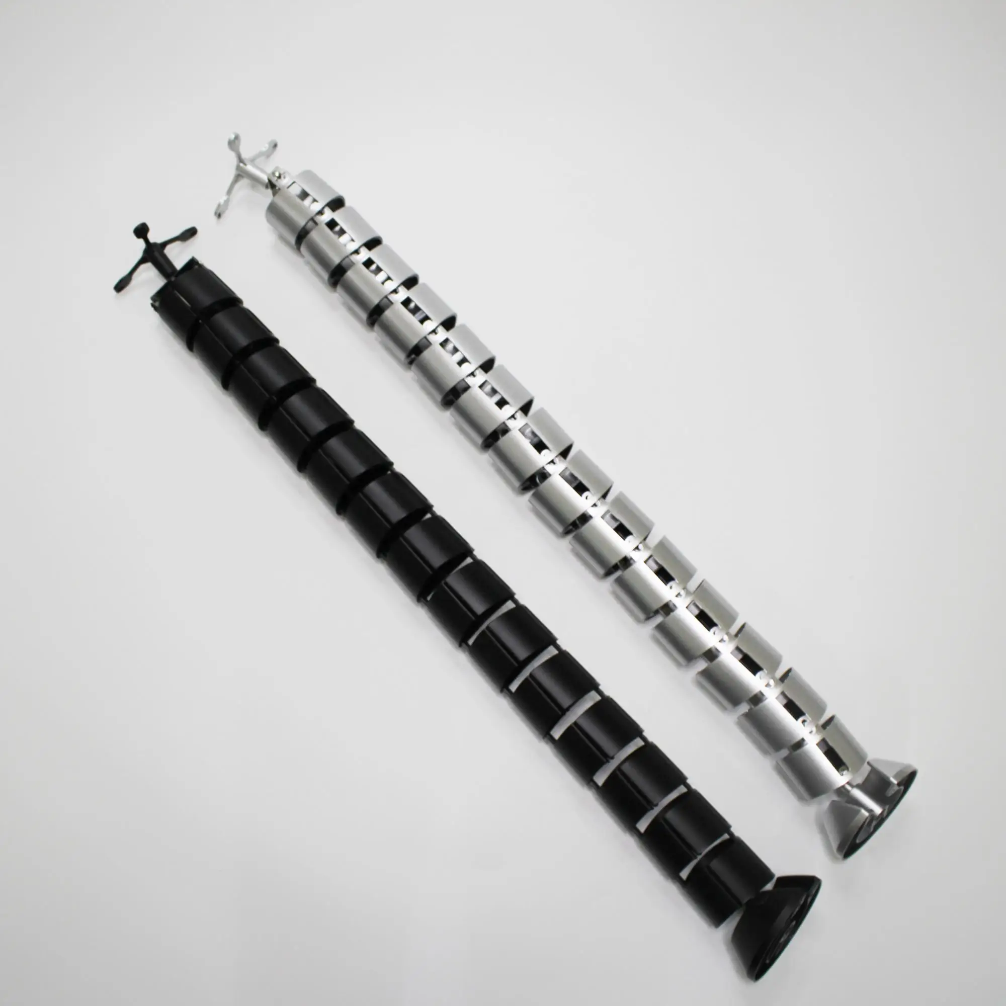 Adjustable 800*60 mm ABS under desk vertical cable management tube wrap wire organizer