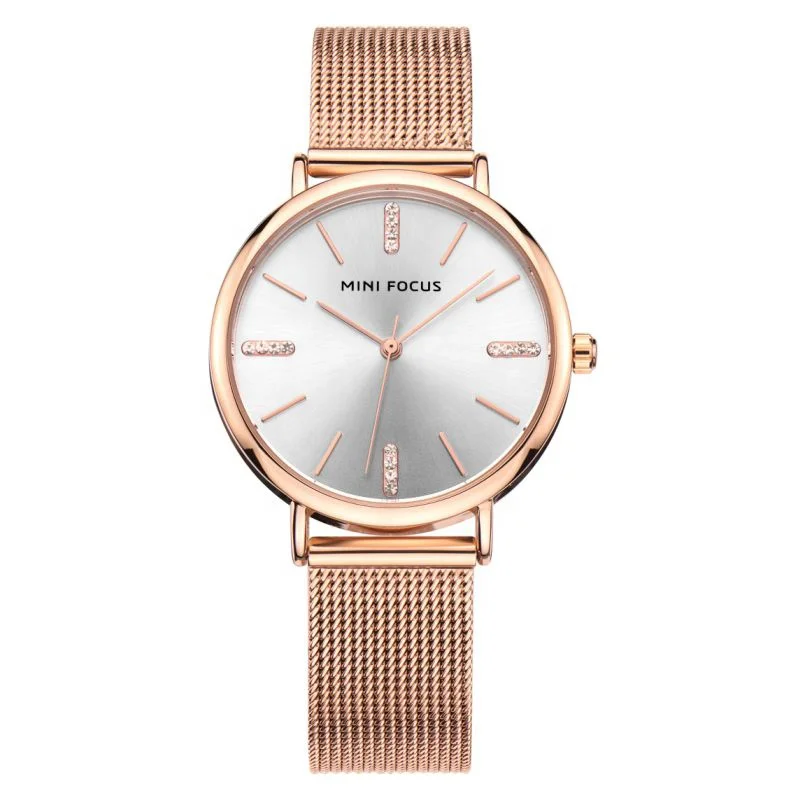 
2019 mesh steel band ladies watches watch women MINI FOCUS WATCH 
