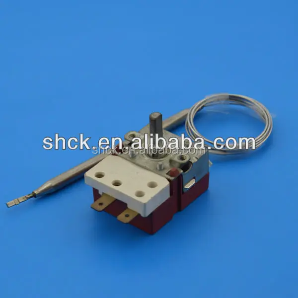 Water heater capillary thermostat