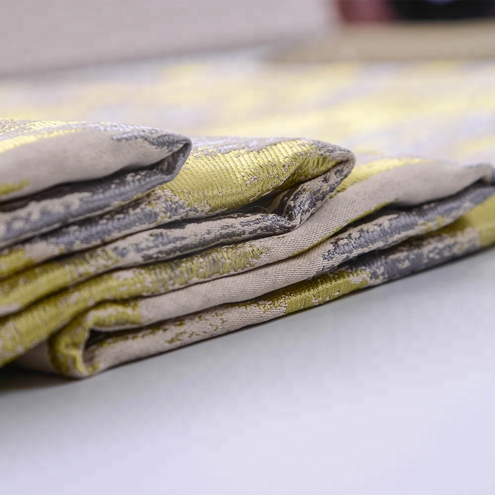 Бесплатный образец Tenghui, доступный декоративный жаккардовый тканый материал