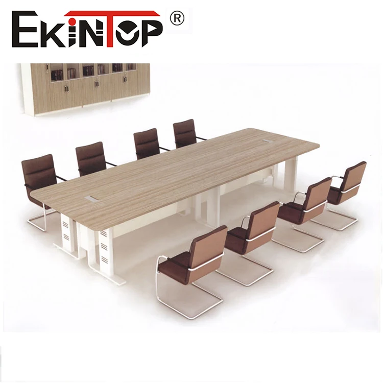 MELAMINE + METAL CONFERENCE DESK for style KM932