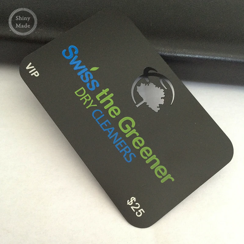 
Custom low price high quality frosted metal card, engraved fashionable logo on black business card 