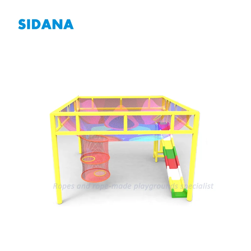 Customized Kids Indoor Soft Playground Colorful Climbing Honeycomb Net