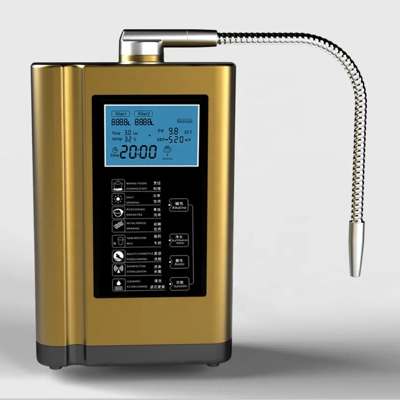 
OEM Alkaline Home Drinking Water Ionizer Filtration Hot Sale Alkaline Water Dispenser Alkaline Water Ionizer Purifier Machine 