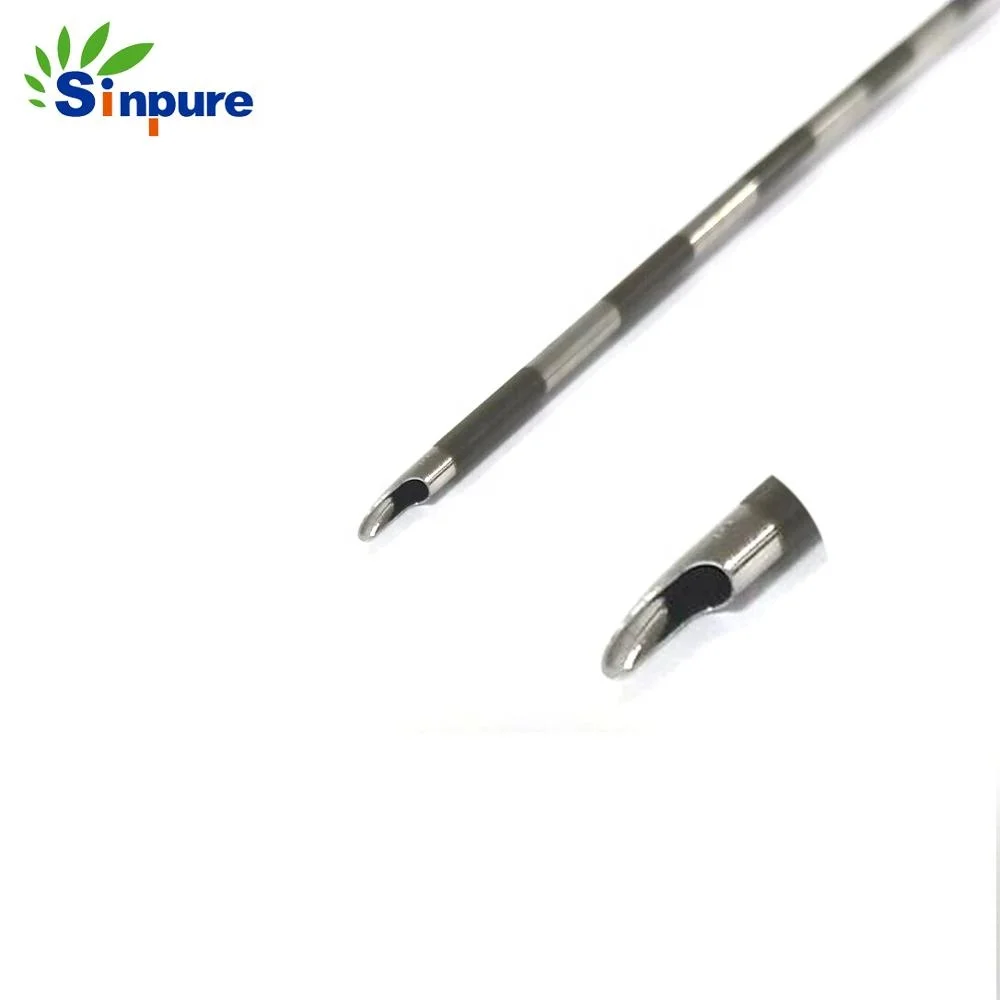 Customized stainless steel Disposable Chiba biopsy needle trocar pleural biopsy needle