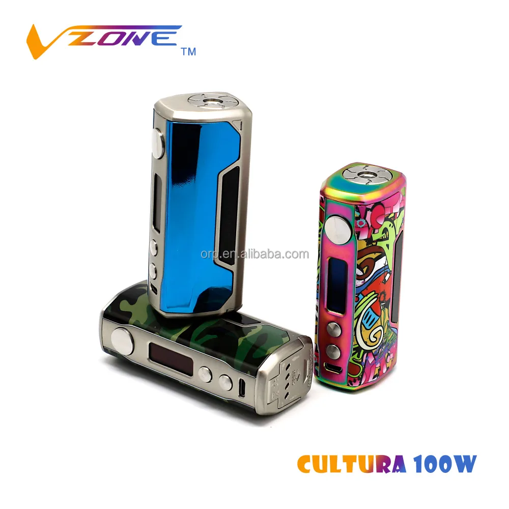 E cigarette china Vzone authentic vape mods Vzone Cultura 100w box mods electronic cigarette dubai prices