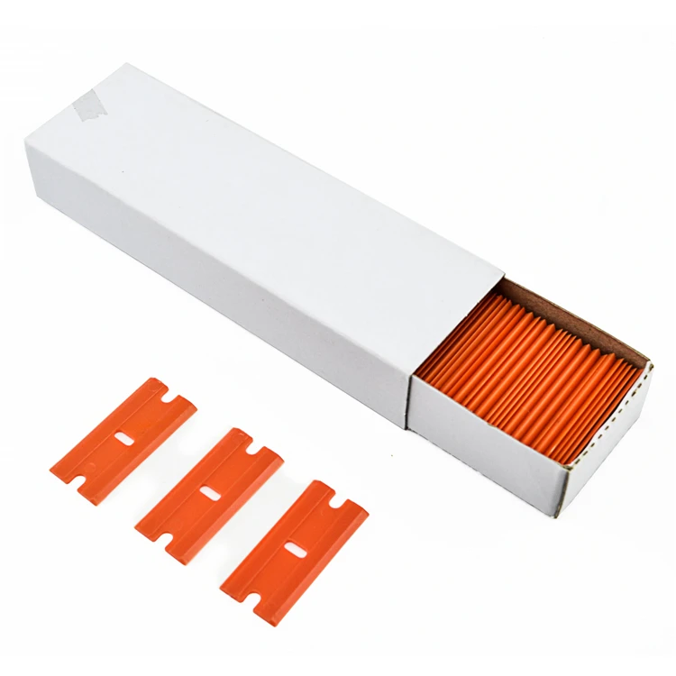 100pc Packed Plastic Single Edge Razor Blades