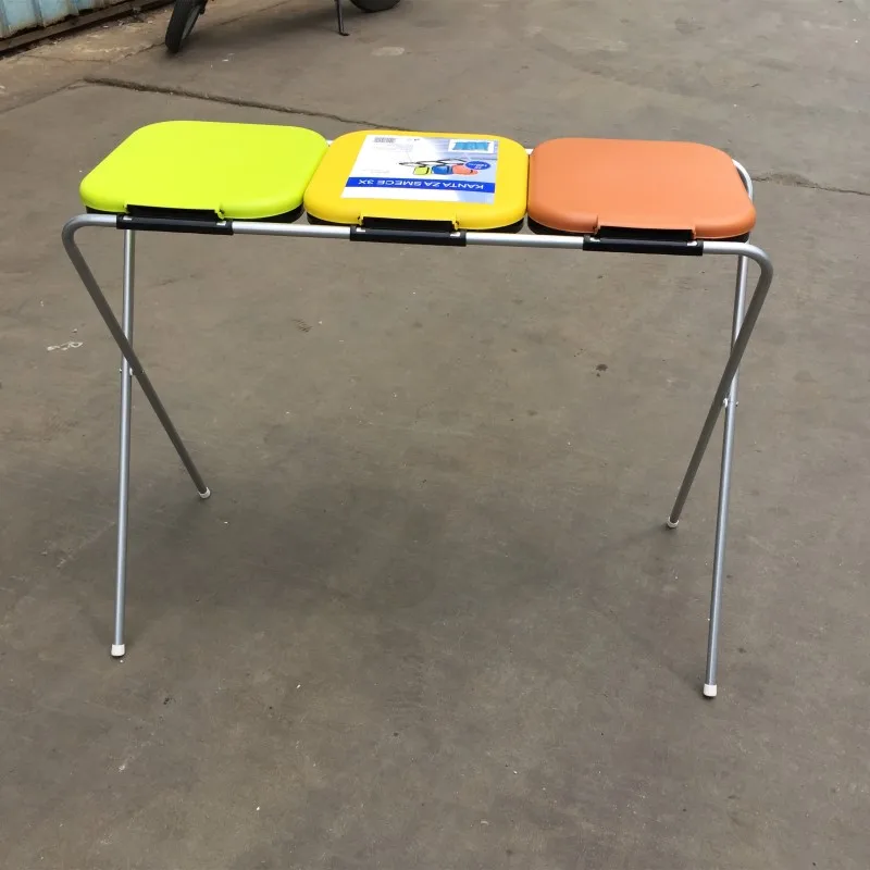 Vivinature Convenient triple Garbage Bag Holders for Trash Bag Rack Rubbish Bin Portable Plastic Car Trash Bag Frame Holder