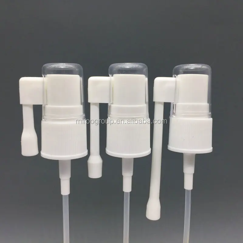 20/410 Clear Color Deep Throat Oral Spray Pumps , Mouth Spray Use Sprayer