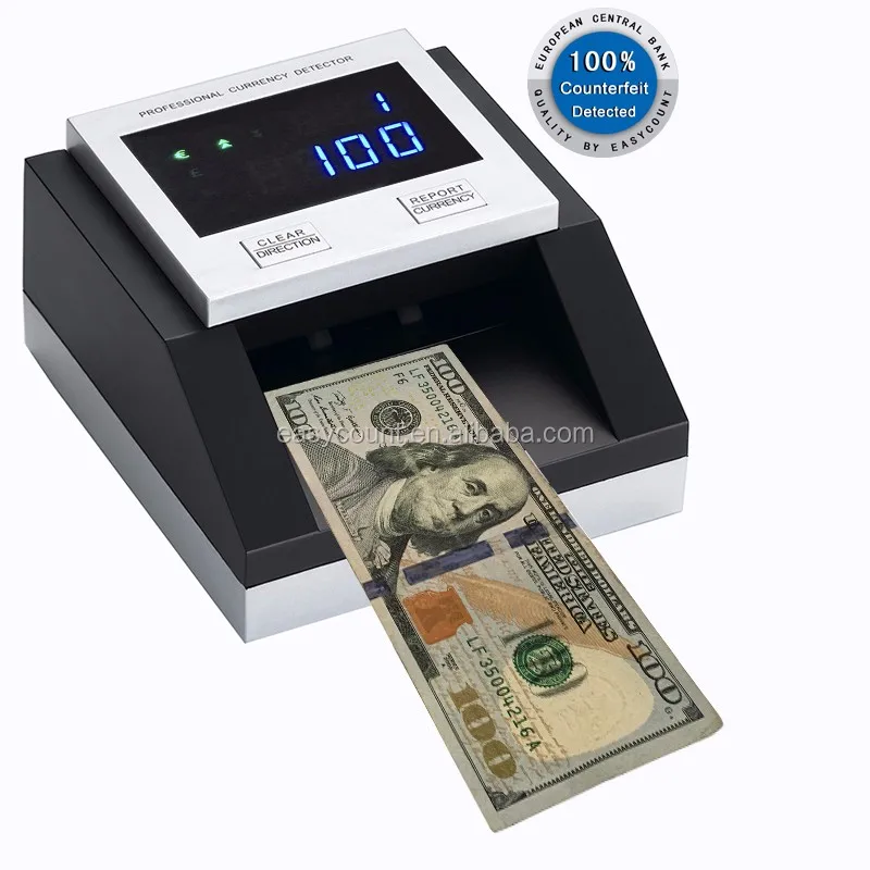 ECB tested EC350 Professional Multi-money detector value counting/sheet counting for worldwide currency detector