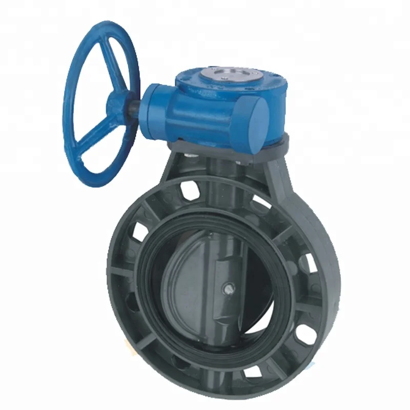 
Big Size Factory Price PP PVC BUTTERFLY VALVE 