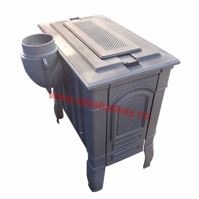 
150mm chimney diameter cast iron burning wood stove 