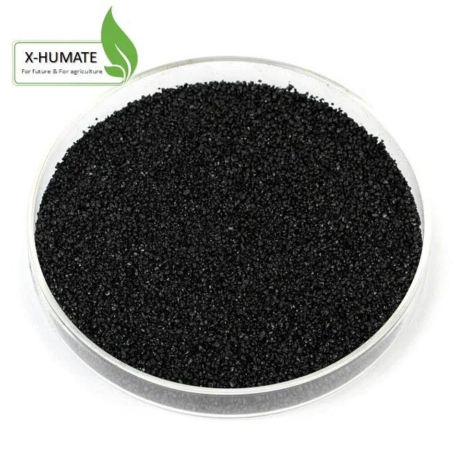 Humic Manufacturer Organic Humic Acid 95% Potassium Humate Crystal