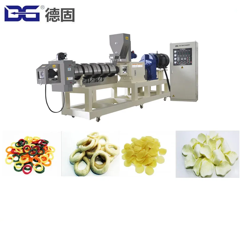 Fried Snack Pellets Puffed Food Extrusion Machine