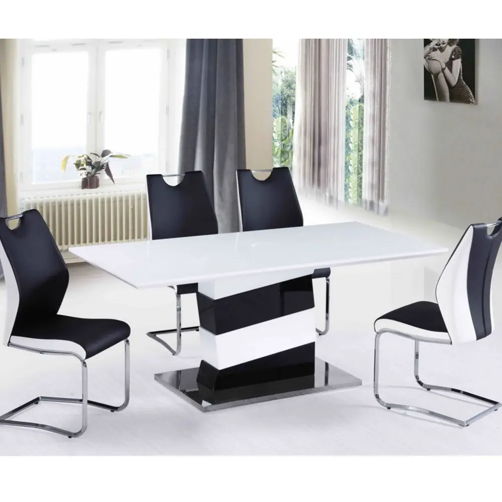 Wholesale Factory price cheap MDF dinning table set DT6106