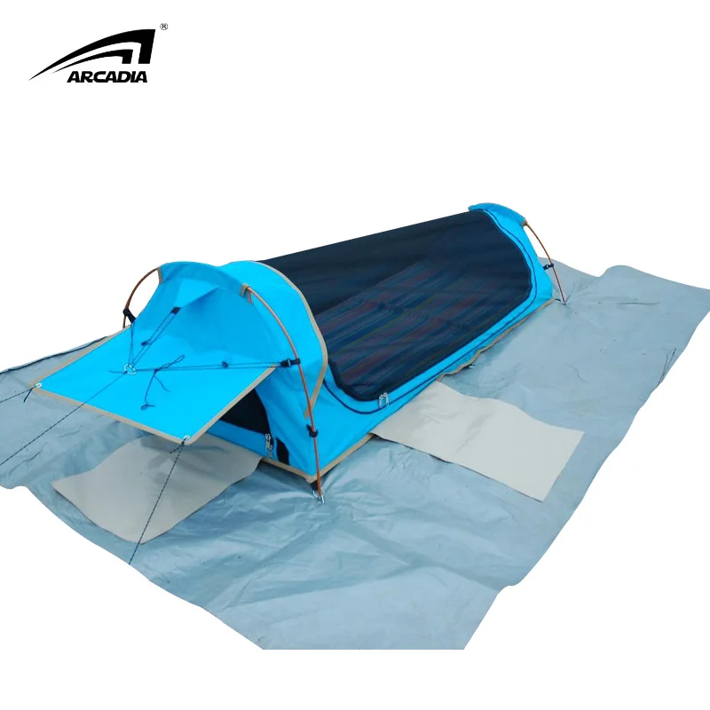 Outdoor Camping Tent Waterproof Canvas Fabric Swag Tent Sherpa Tent and Swag