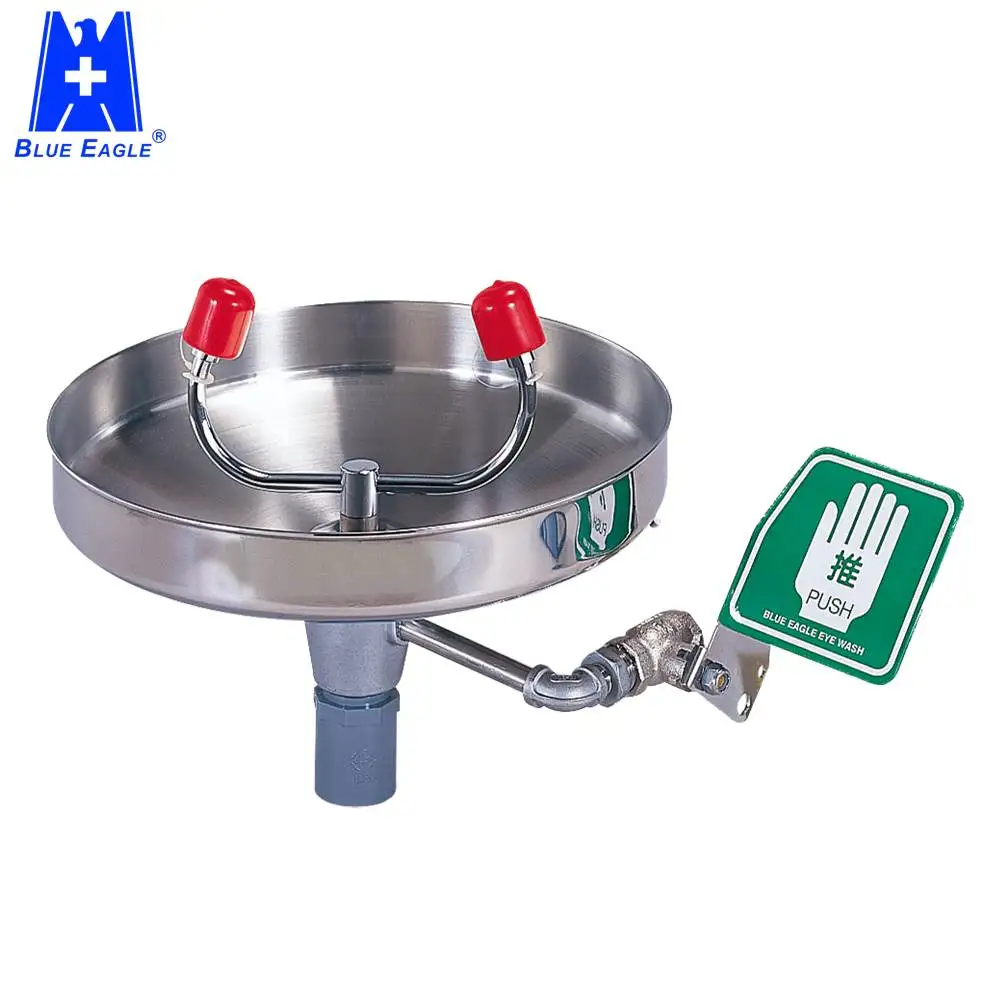 Stainless steel Wall Mounted Type Emergency Eye Wash Station