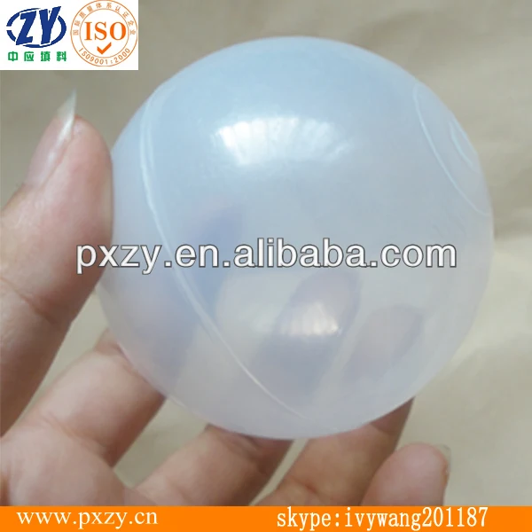 65mm LDPE Soft Plastic toy ball, Play Tent Tunnel Pool Toys For Children Kids clear plastic balls