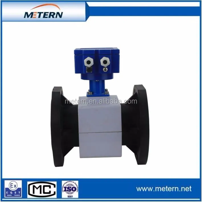 PVC magnetic flow meter/flowmeter/analog output RS485