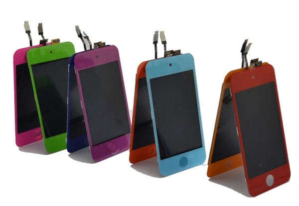 Замена ЖК Красочные экрана касания Панель Ассамблея Стекло для Ipod Touch 4