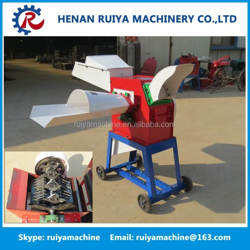 Small Combined hay cutter/hay crusher/hay chopper machine
