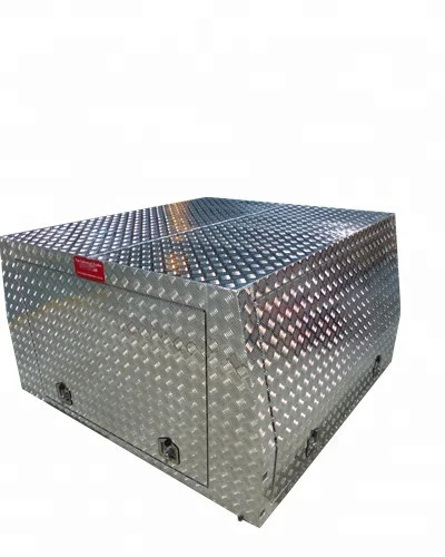 OEM custom waterproof aluminum dual cab Ute Canopy Tool box