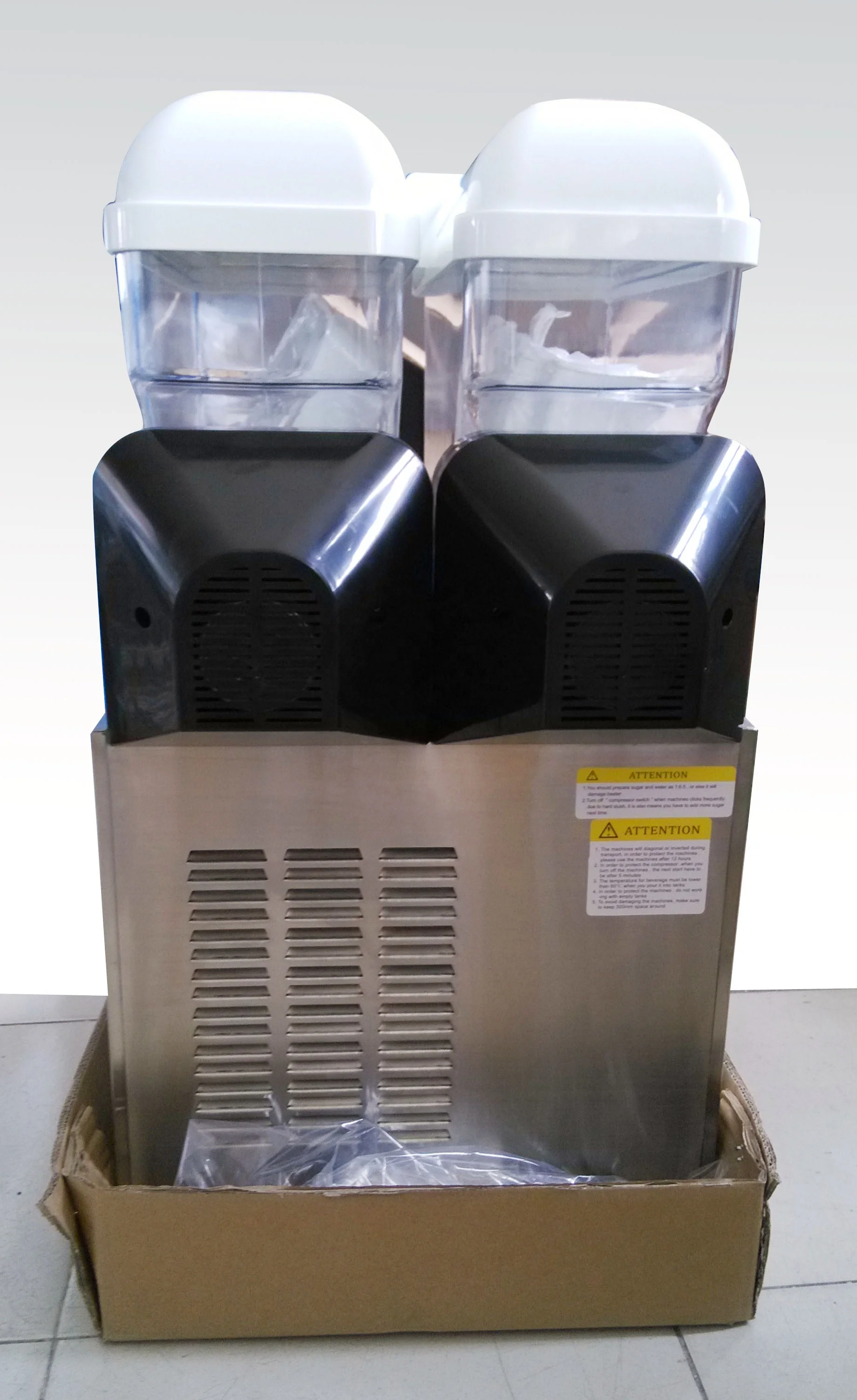 20190529J Commercial use 2 tanks Slush Machine for sale