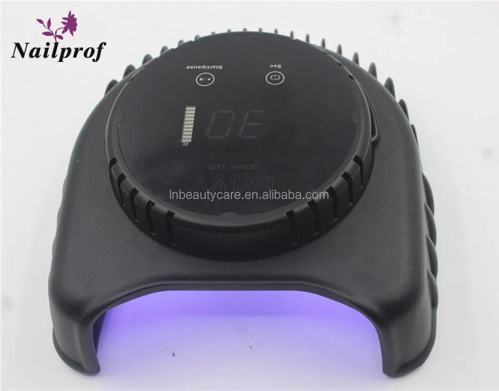 64W Li-Battery UV LED Nail Lamp, UV Gel Nail Dryer Lamp, Automatic Nail Gel Curing Machine
