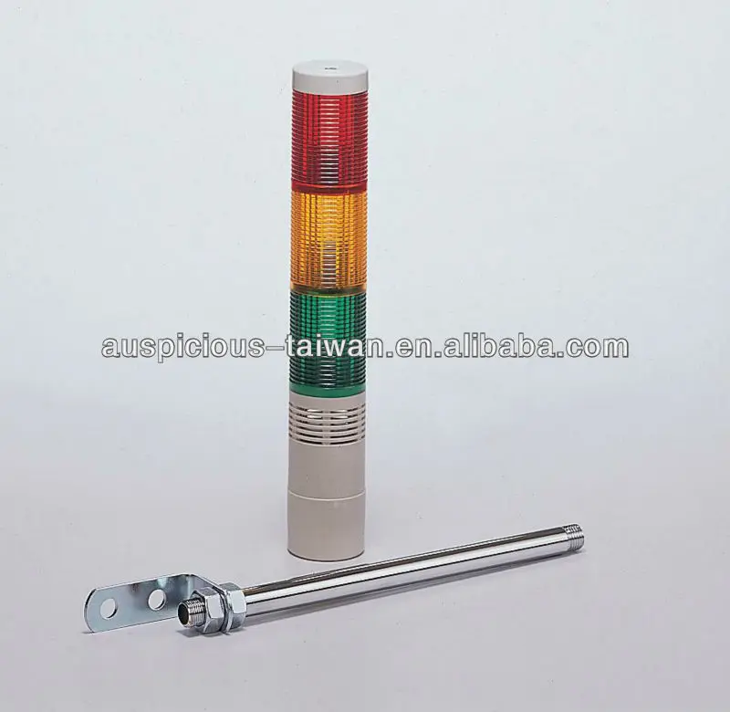 50mm Steel Rod Standard Type LED Alarm Signal Tower Light with Buzzer (ATLB5)