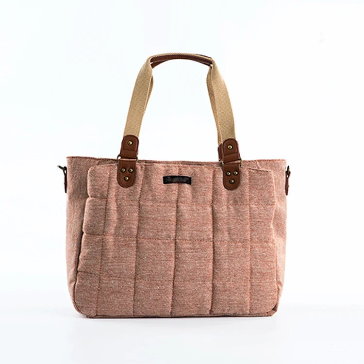 Custom Portable Multi function Shoulder Mommy Diaper Tote Bag