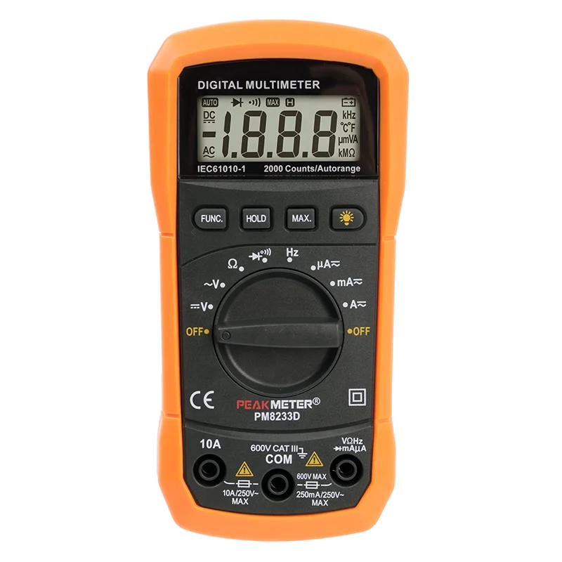 Hot sale High Precision Handheld Digital AC/DC Multimeter with resistance frequency Diode Test Data Hold
