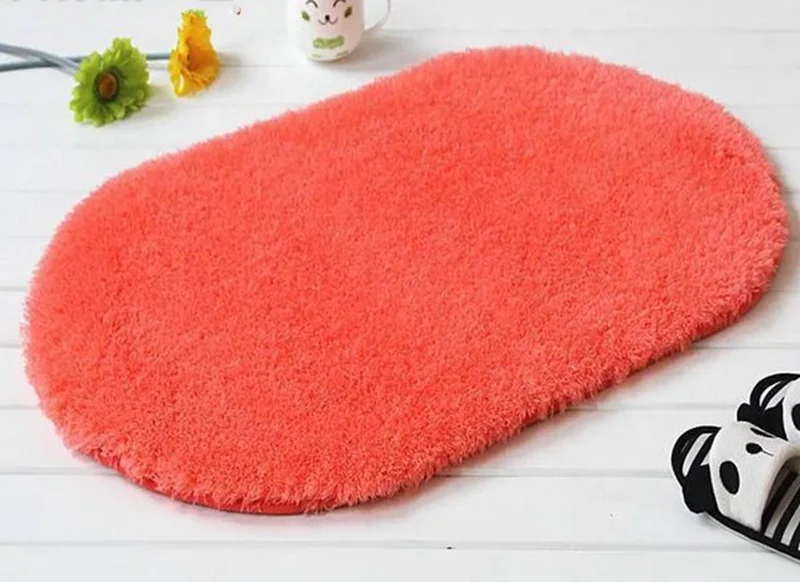 I @ home утолщенный Овальный нескользящий коврик для ванной комнаты