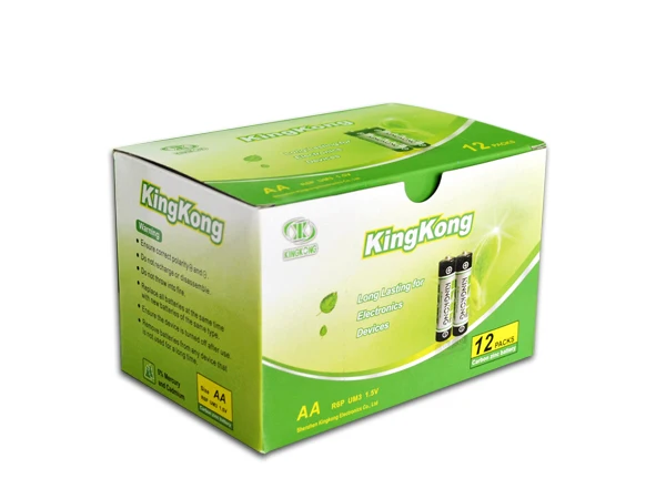 KingKong r6 aa 1.5v dry batteries um3 size zinc carbon battery