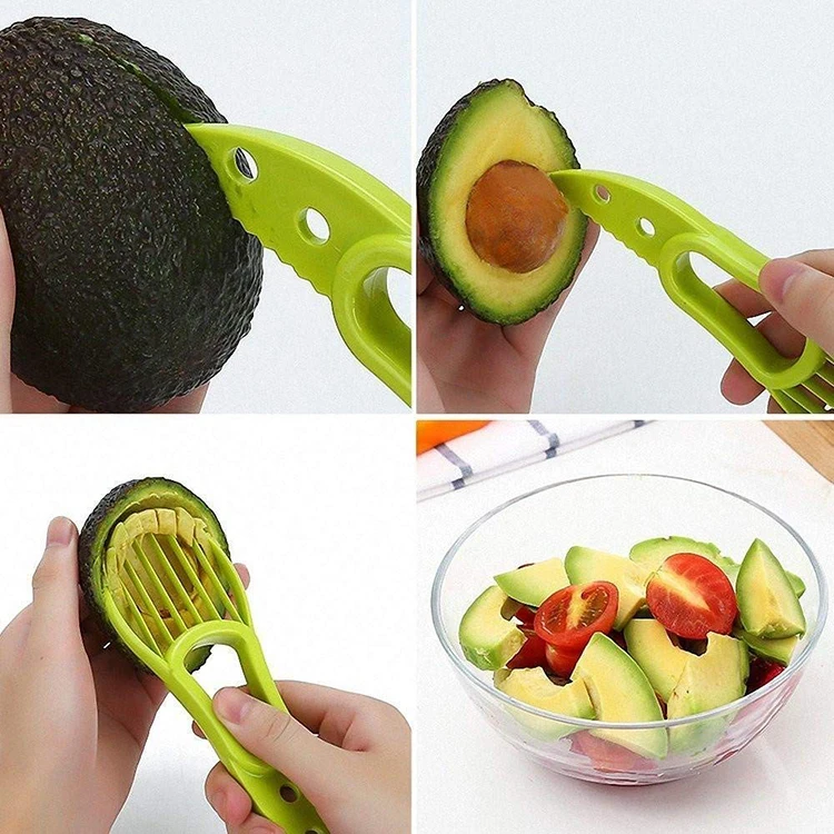 3 in 1 Avocado Slicer for Diced Fruit Rings Avocado Slicer Tool