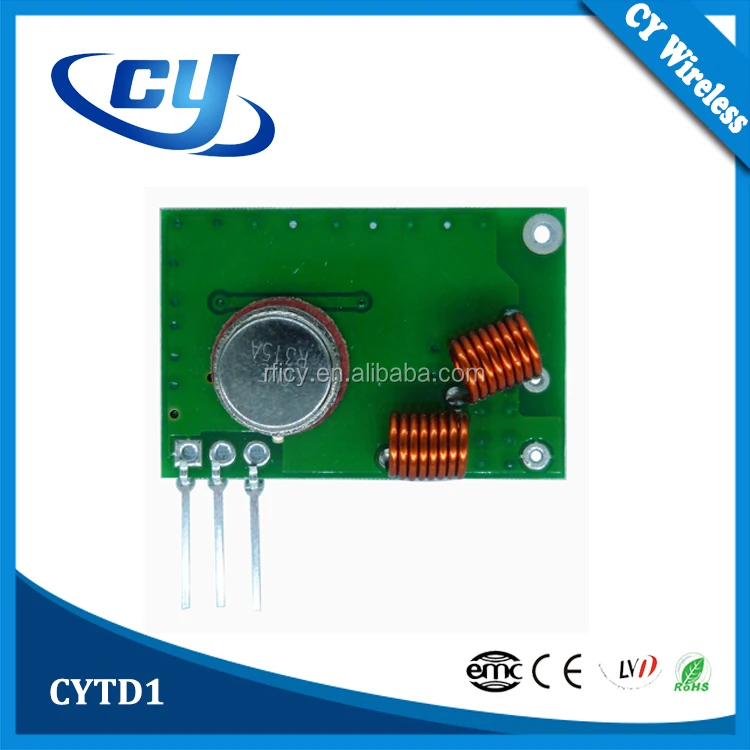 CY09+CYTD1 315/433 Transmitter and Receiver RF TX/RX rf receiver module 433.42