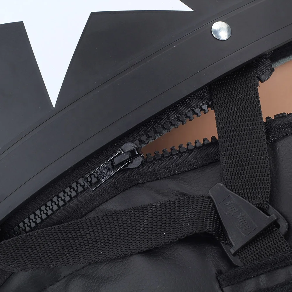 Universal Custom New Style Matte Black Star Pattern Half Open Face Protective Helmet with Goggle for Man and Women