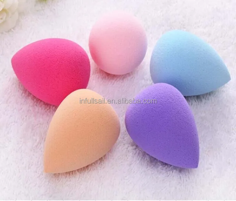 
Hotsale BB cream powder puff latex free egg shape beauty sponge makeup sponge puff 