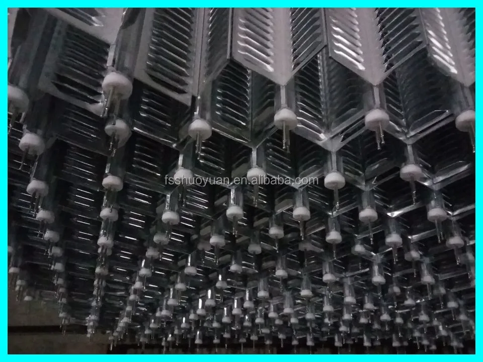 
Universal x shaped electric convection electric fin air heating element 