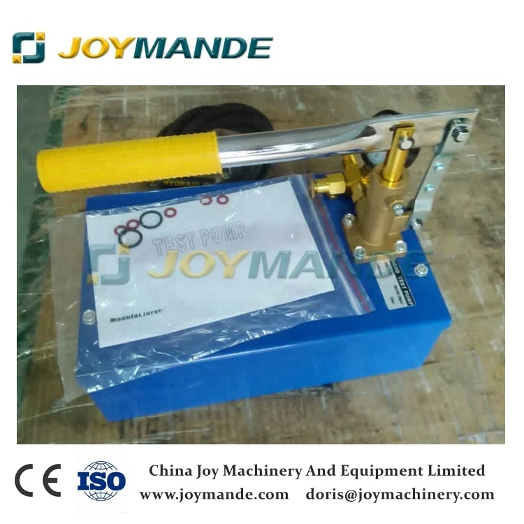 Portable Hydro Pressure Testing Pump