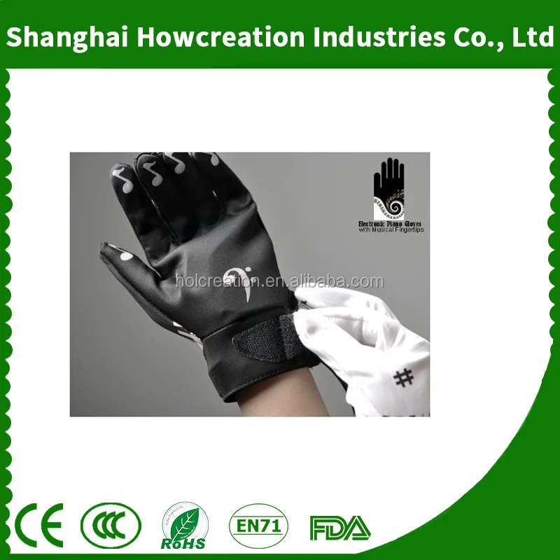 Newest Brand Music Electronic Piano Gloves With Musical Fingertips For Adult
