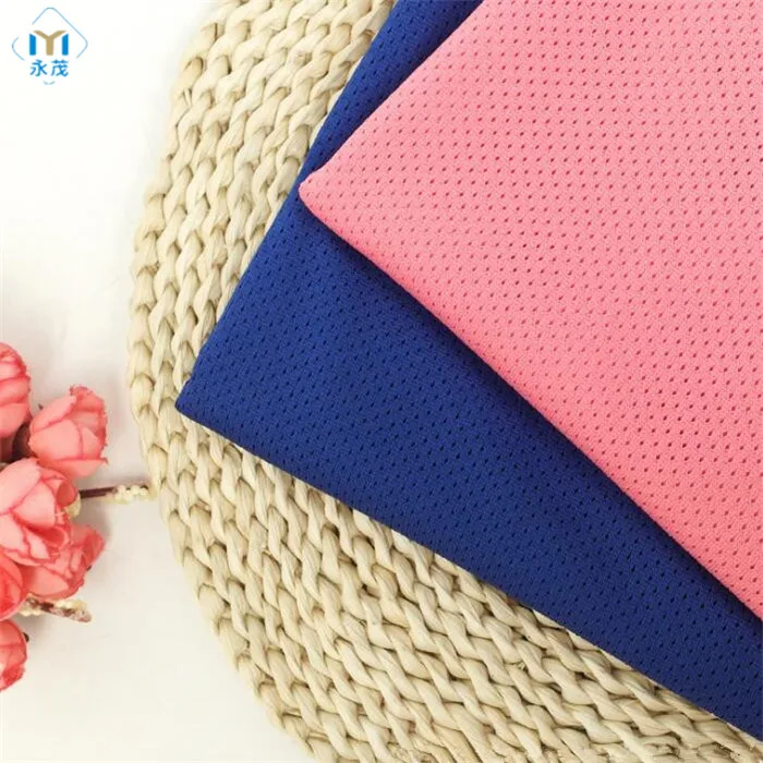 
Huzhou tricot 100% polyester mesh fabric for garment 