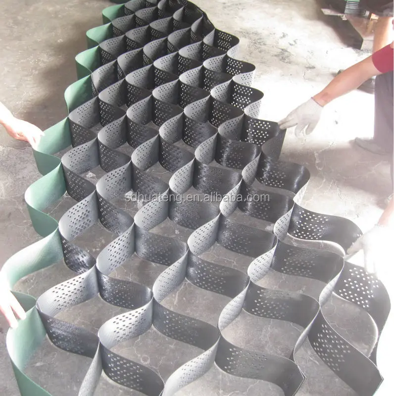 Трава семя мат 50 мм-200 мм Сотовый глубина hdpe гладкого пластика geocell