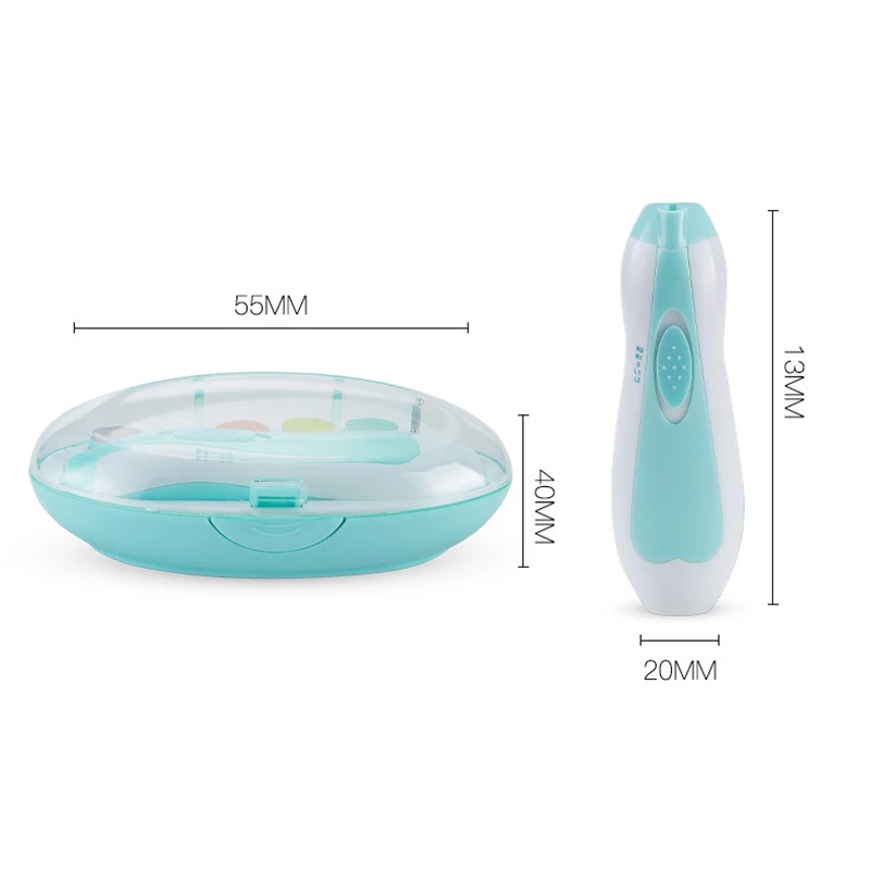 Nail clipper Baby Nail File Electric Nail Trimmer  for Newborn Children Toddlers with LED Light