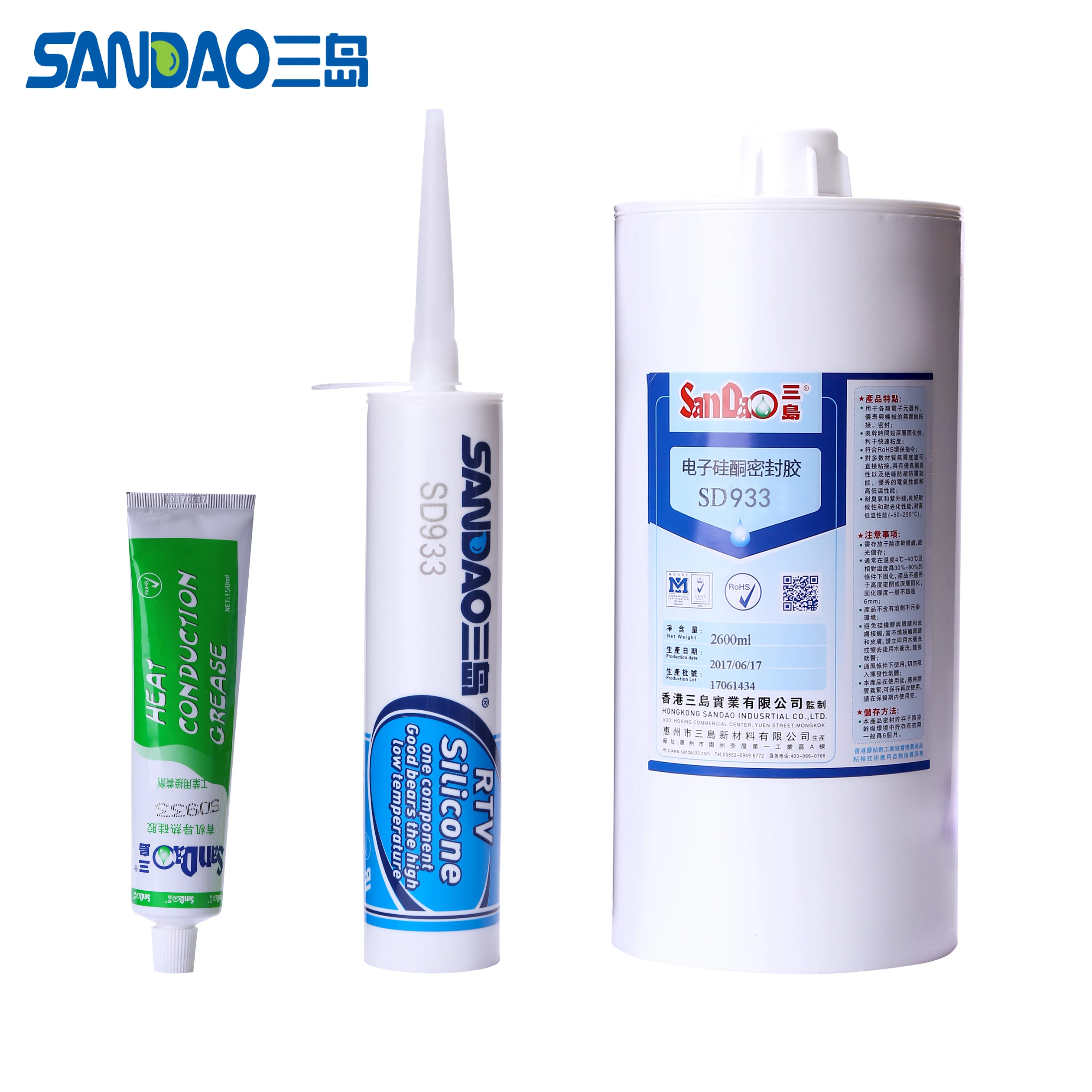 SD933 быстроотверждаемая теплопроводная силиконовая паста для чипов электронных компонентов