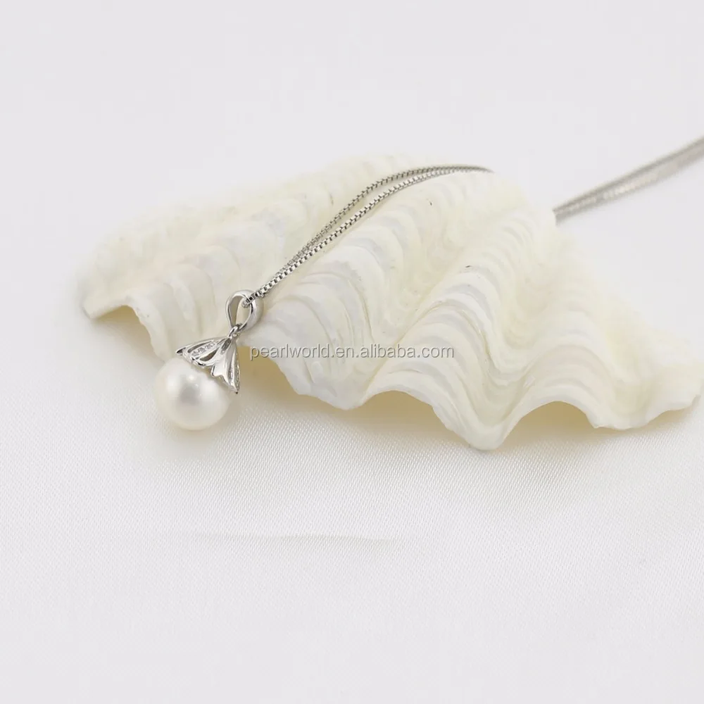 FEIRUN 10.5-11mm near round 3A wholesale price pearl pendant designs, wish pearl pendant, pure natural pearl pendant